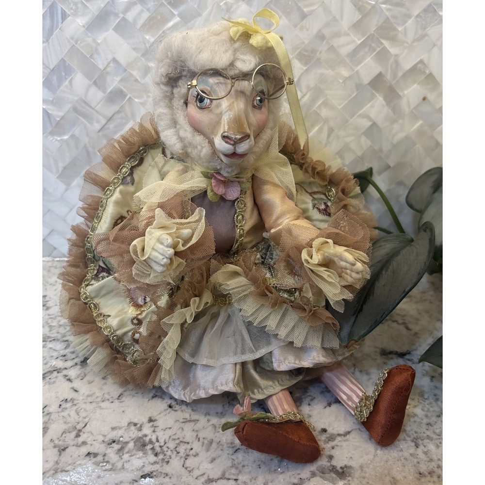 Retired Rare Katharine's Collection Wayne Kleski Sheep Lamb Art Victorian Doll